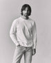 Men's Vintage Crew Long Sleeve Tee - White